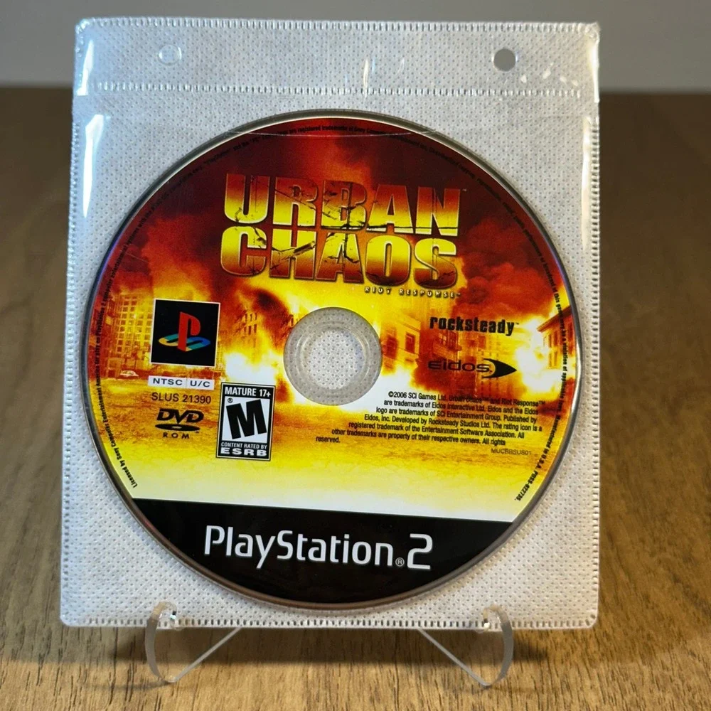 Sony Urban Chaos Riot Response PS2 TESTED One Size Silver GOOD Disc Only